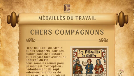 Gloire à nos 7 médaillés du travail