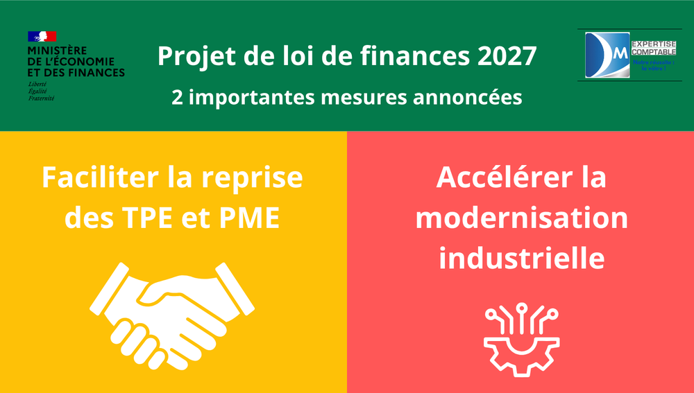 Transmettre son entreprise ou investir : le budget 2027 annonce des mesures